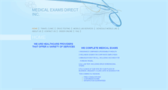 Desktop Screenshot of medicalexamsdirect.com
